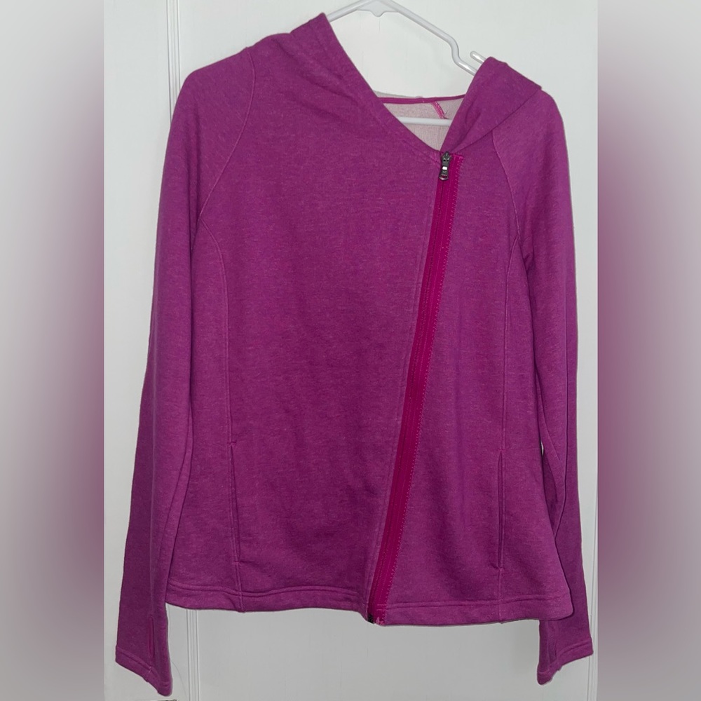 NWT - Under Armour Purple Fitted Athletic Hooded Jacket - Size: L